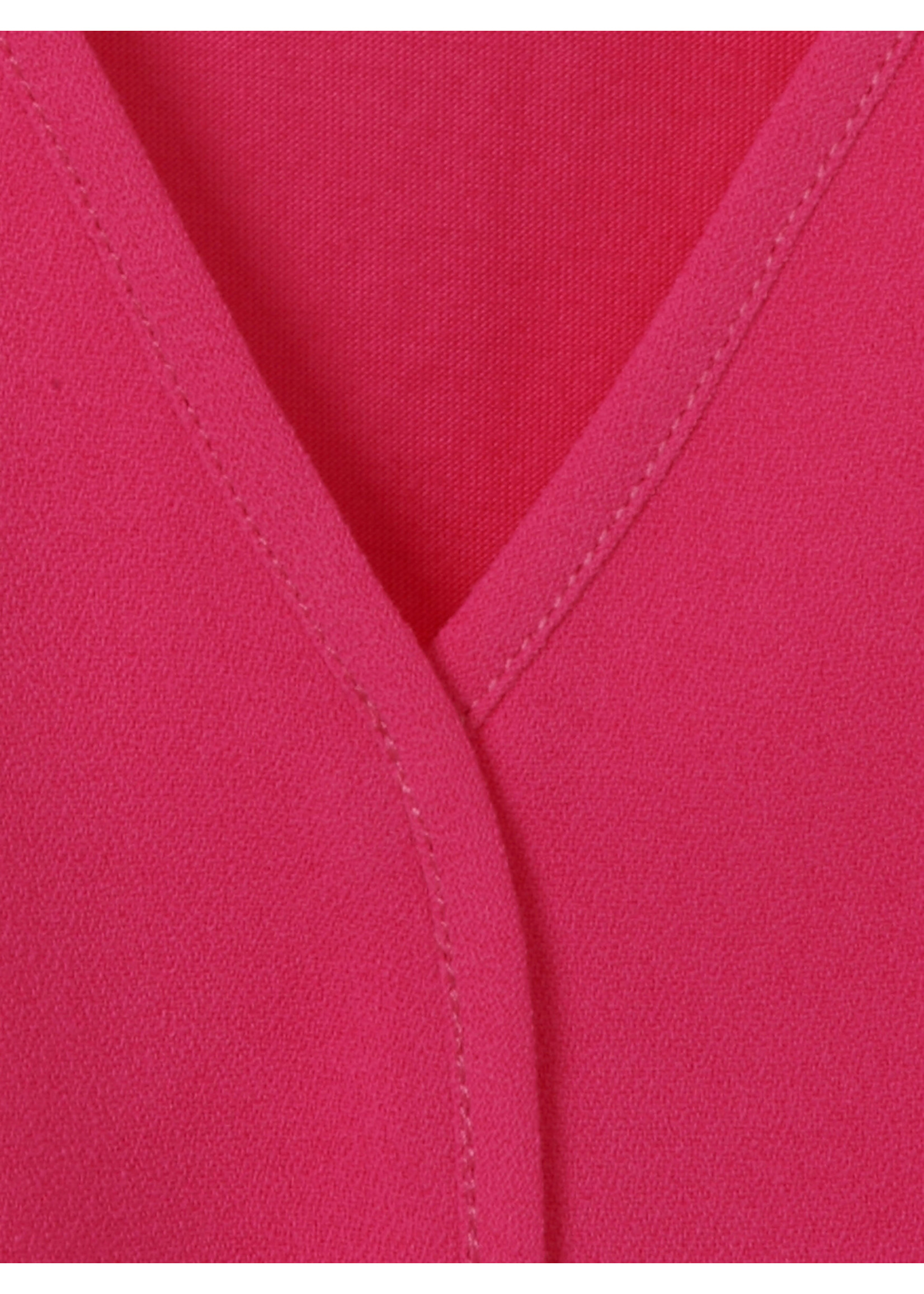 Via Appia Due Kort mouw blouse met knoopjes in roze