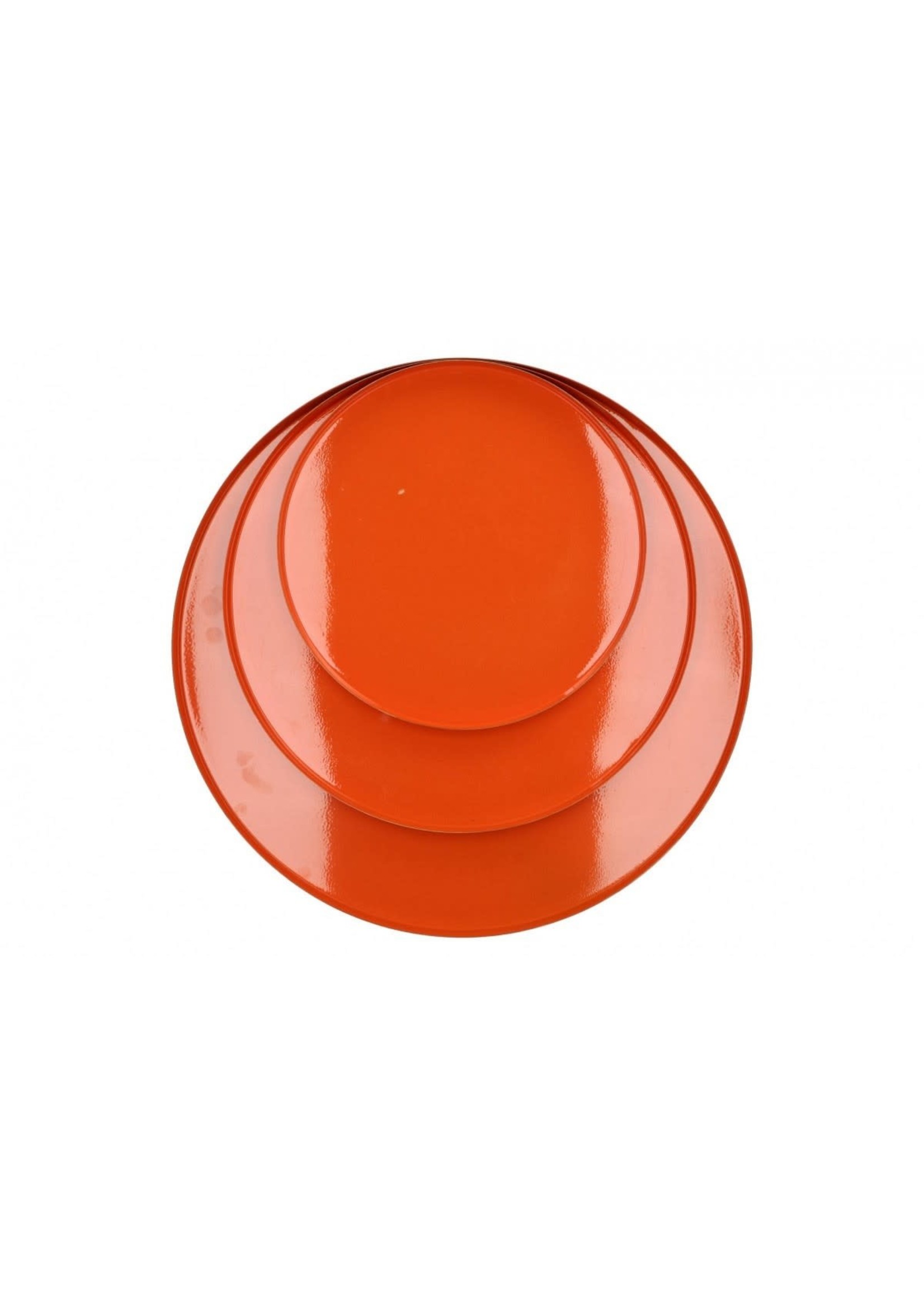 Woondeco Marrakech k orange plate 26x2cm