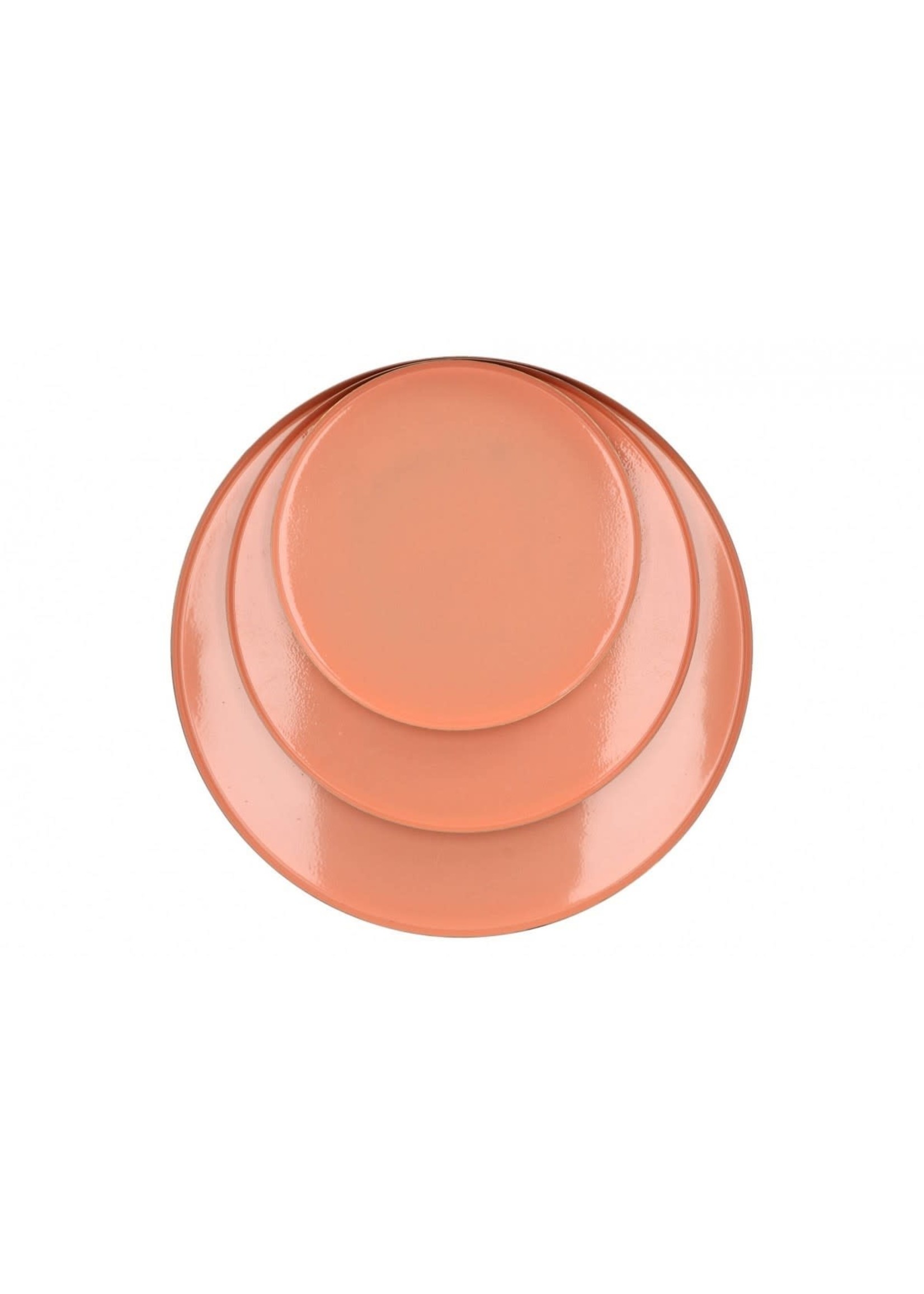 Woondeco Marrakech k peach plate 33x2cm