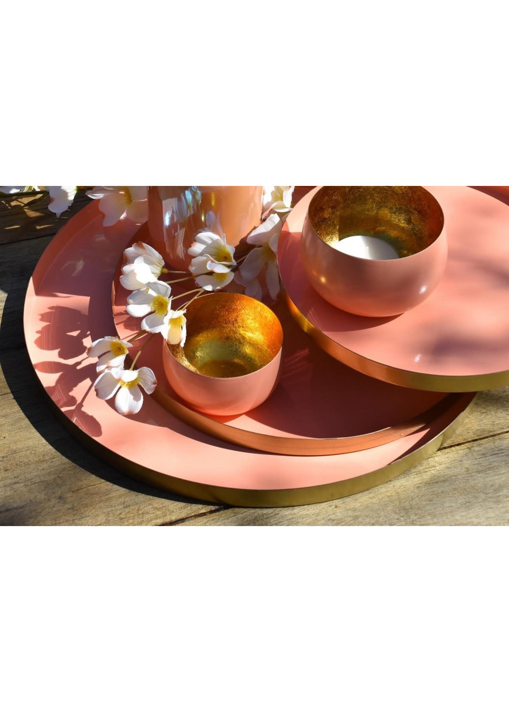 Woondeco Marrakech k peach plate 33x2cm