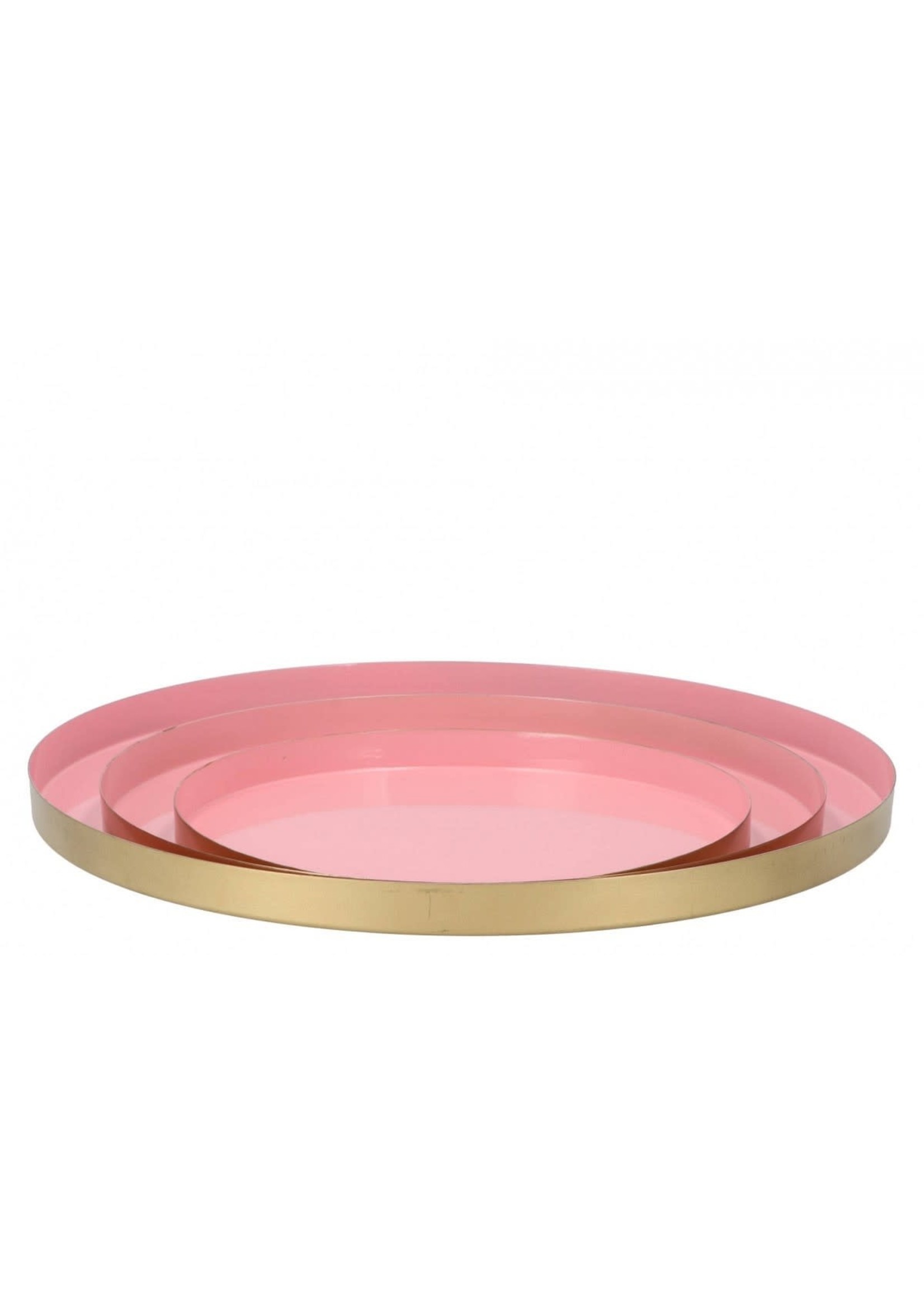 Woondeco Marrakech k light pink plate 33x2cm