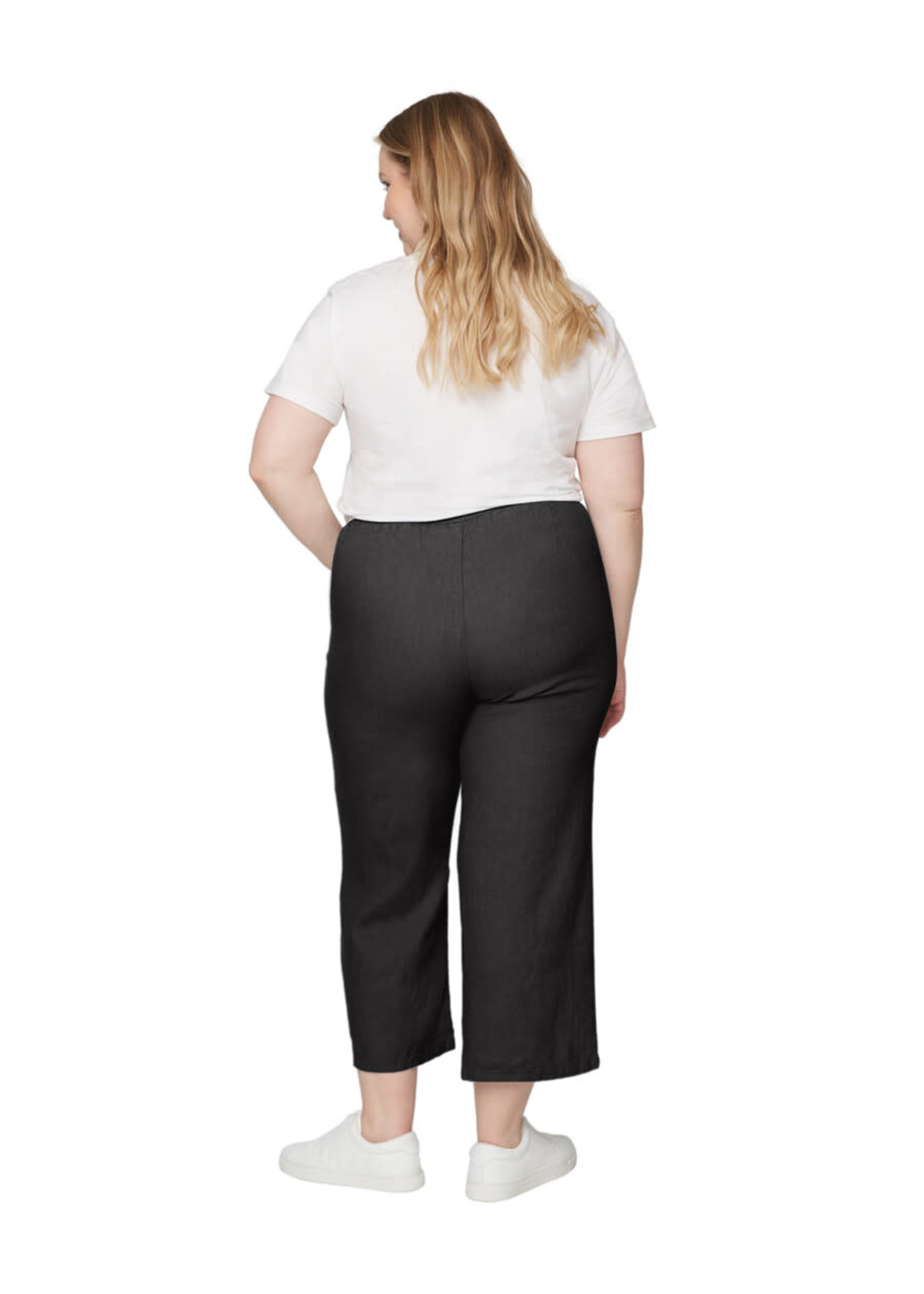 Ciso Broek 7/8 loose fit zwart