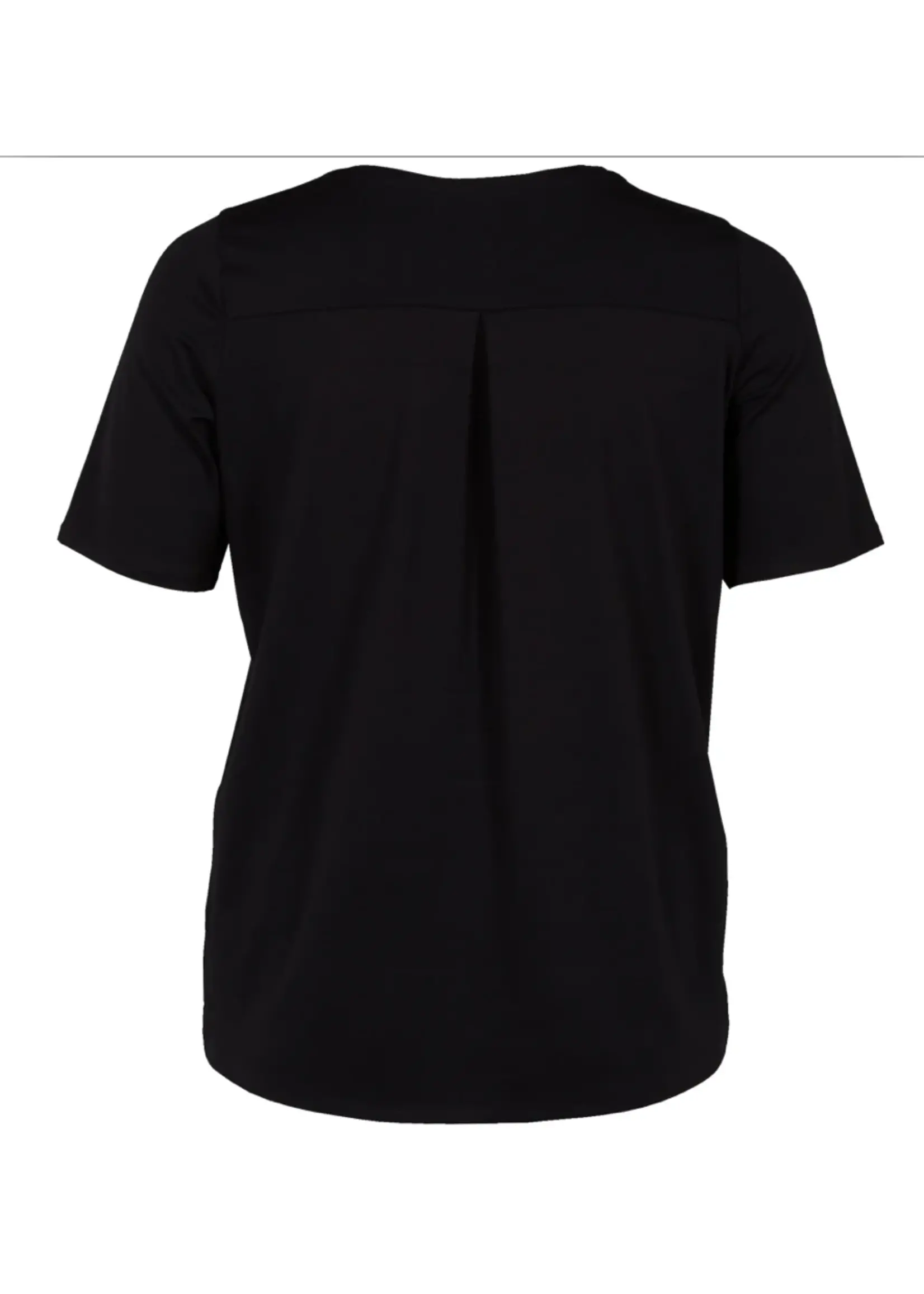 Zoey T-shirt zwart met tekst
