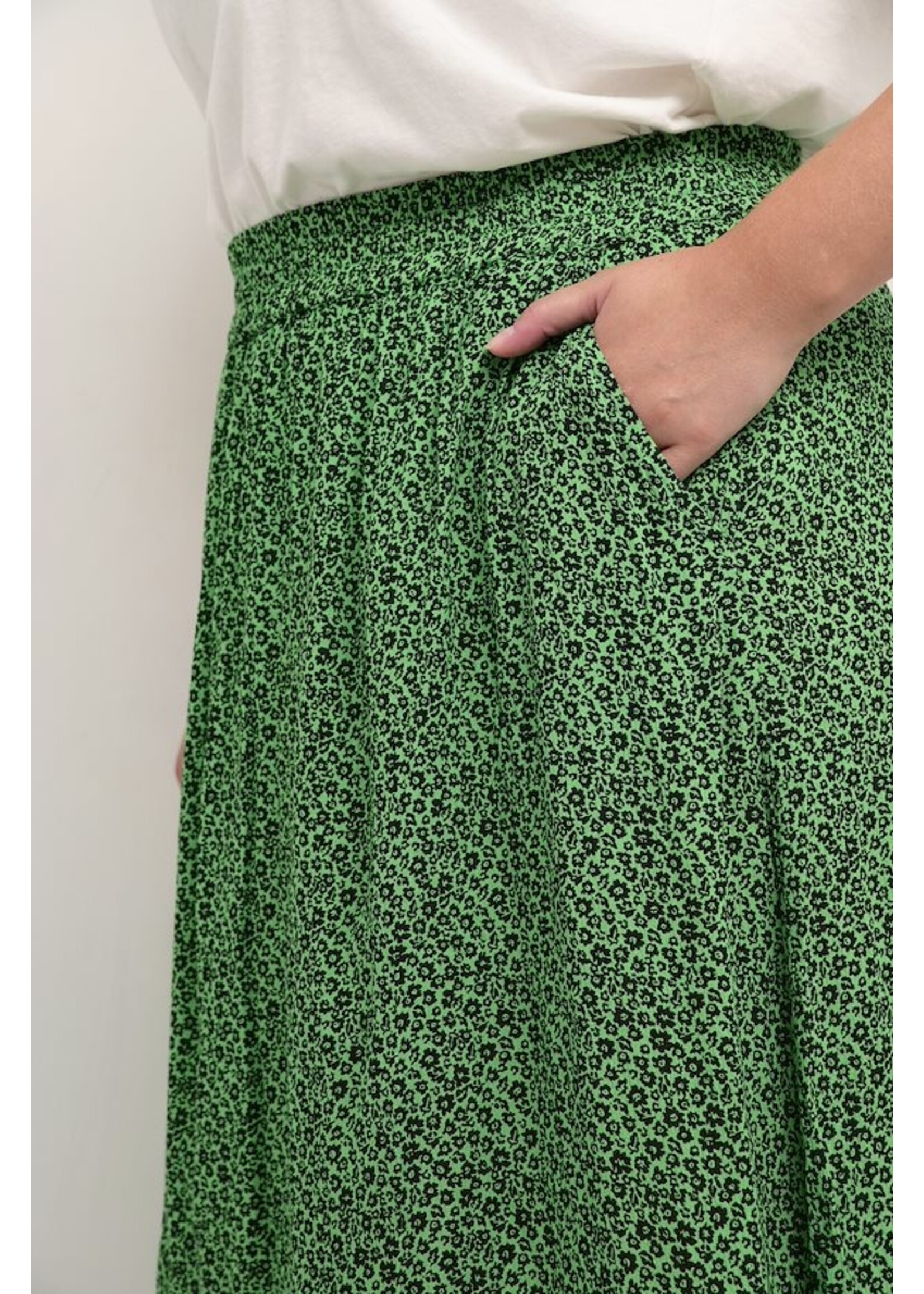 Kaffe curve KCisma Ami Skirt groen