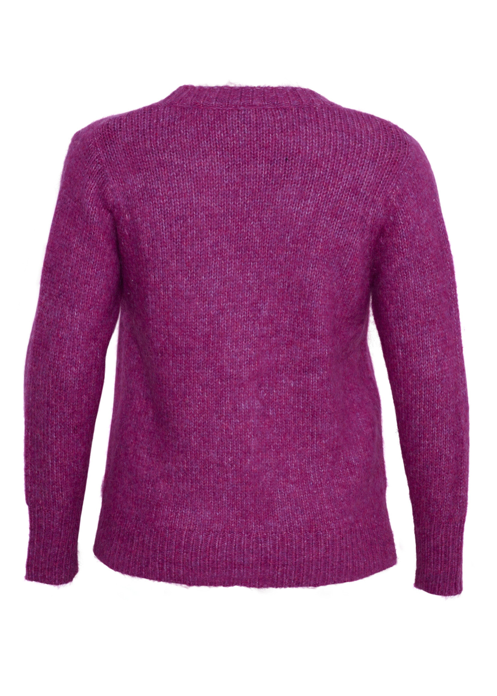 Kaffe curve KCzolina Cardigan Fuchsia Red Mel