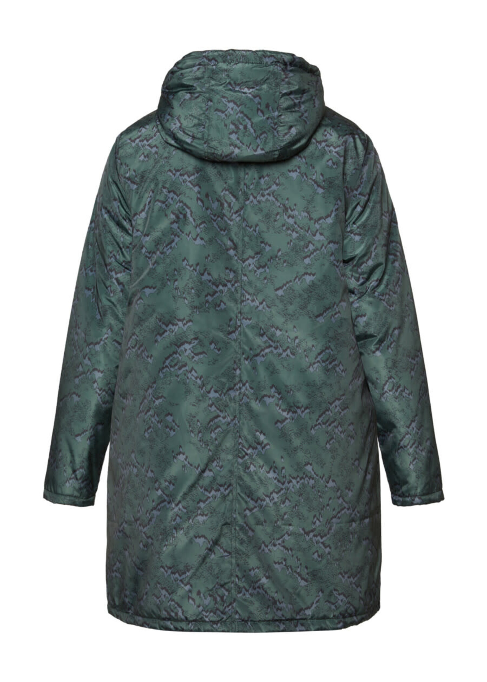 Ciso Jacket padded green print