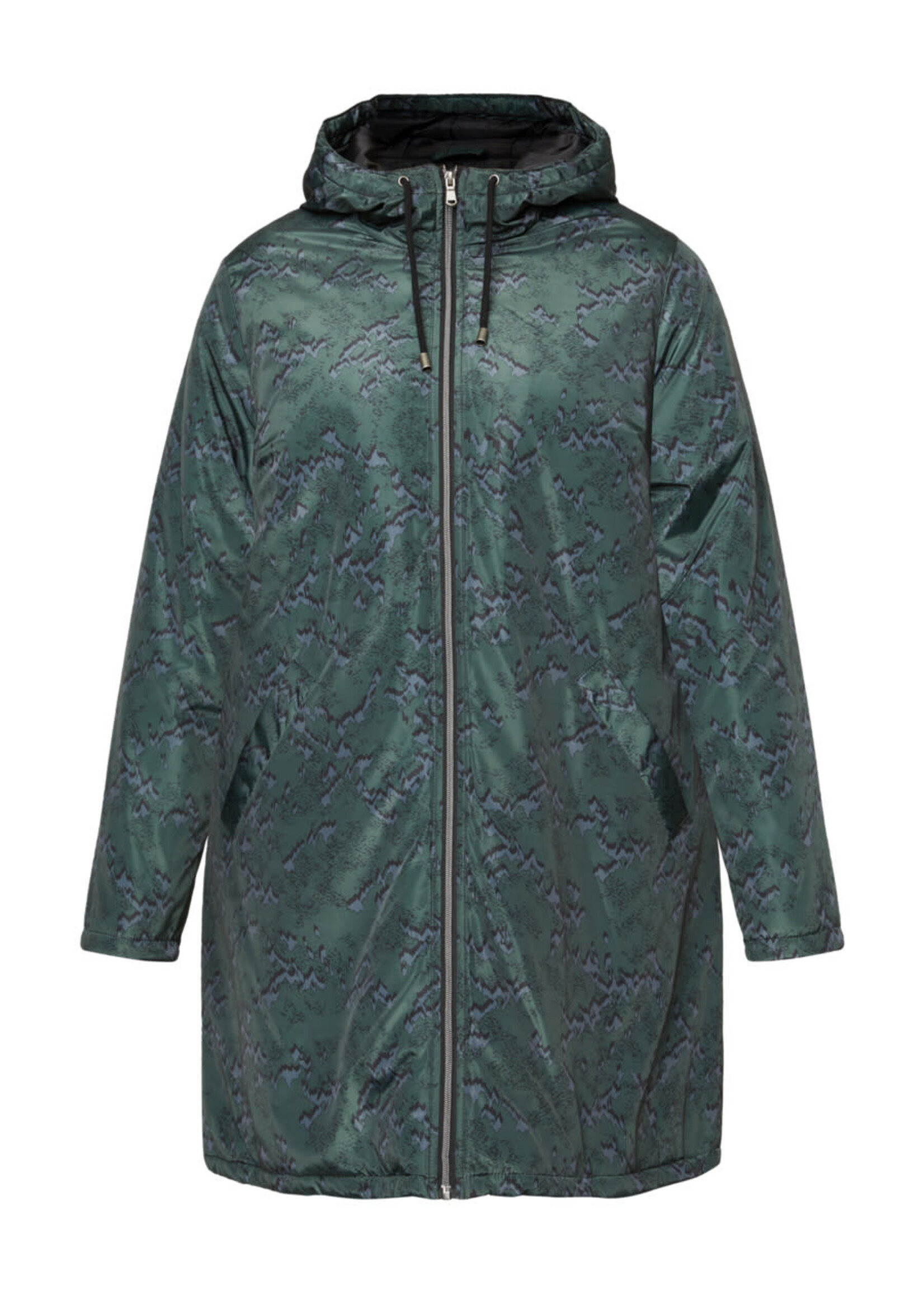 Ciso Jacket padded green print