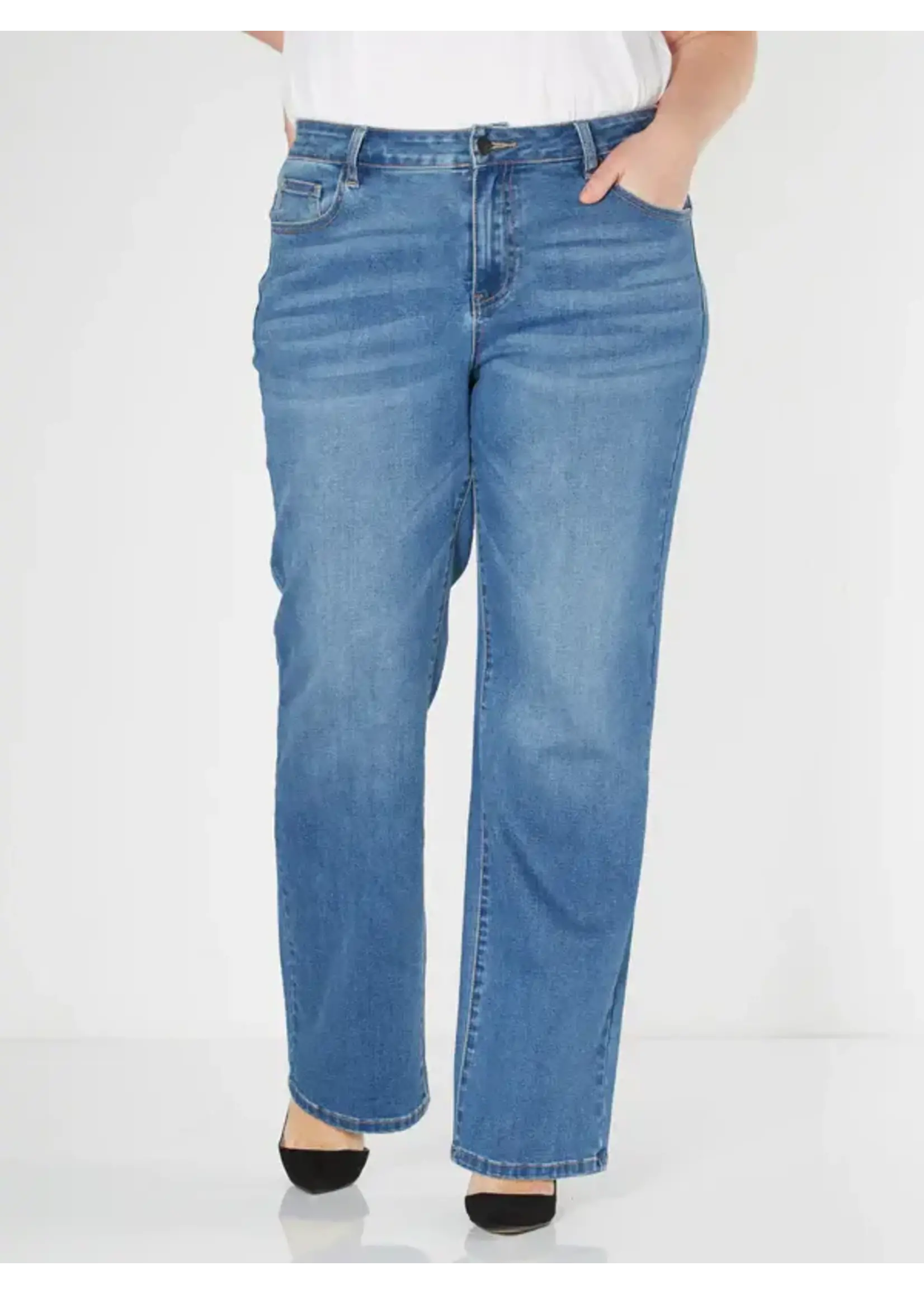 Zoey Jeans sky Fia regular blauw