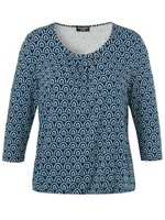 Via Appia Due Shirt 3/4 mouw blauw groen 2421 720