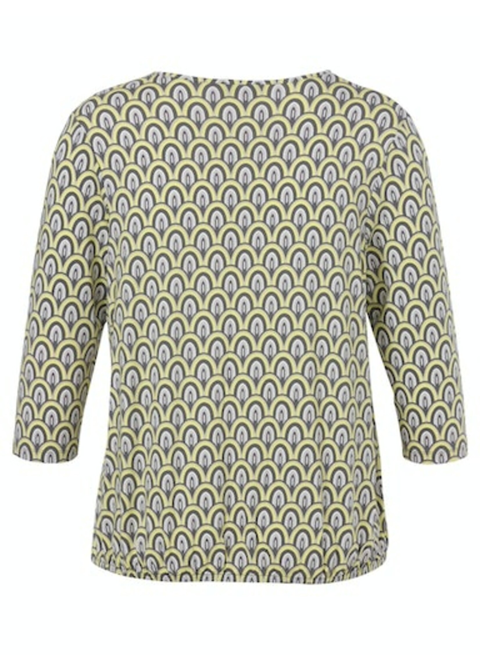 Via Appia Due Shirt 3/4 mouw grijs geel 2421 720