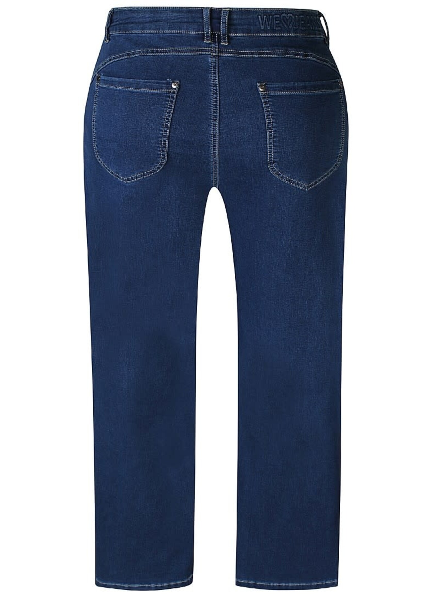 Zhenzi Jeans SALSA blauw knoop