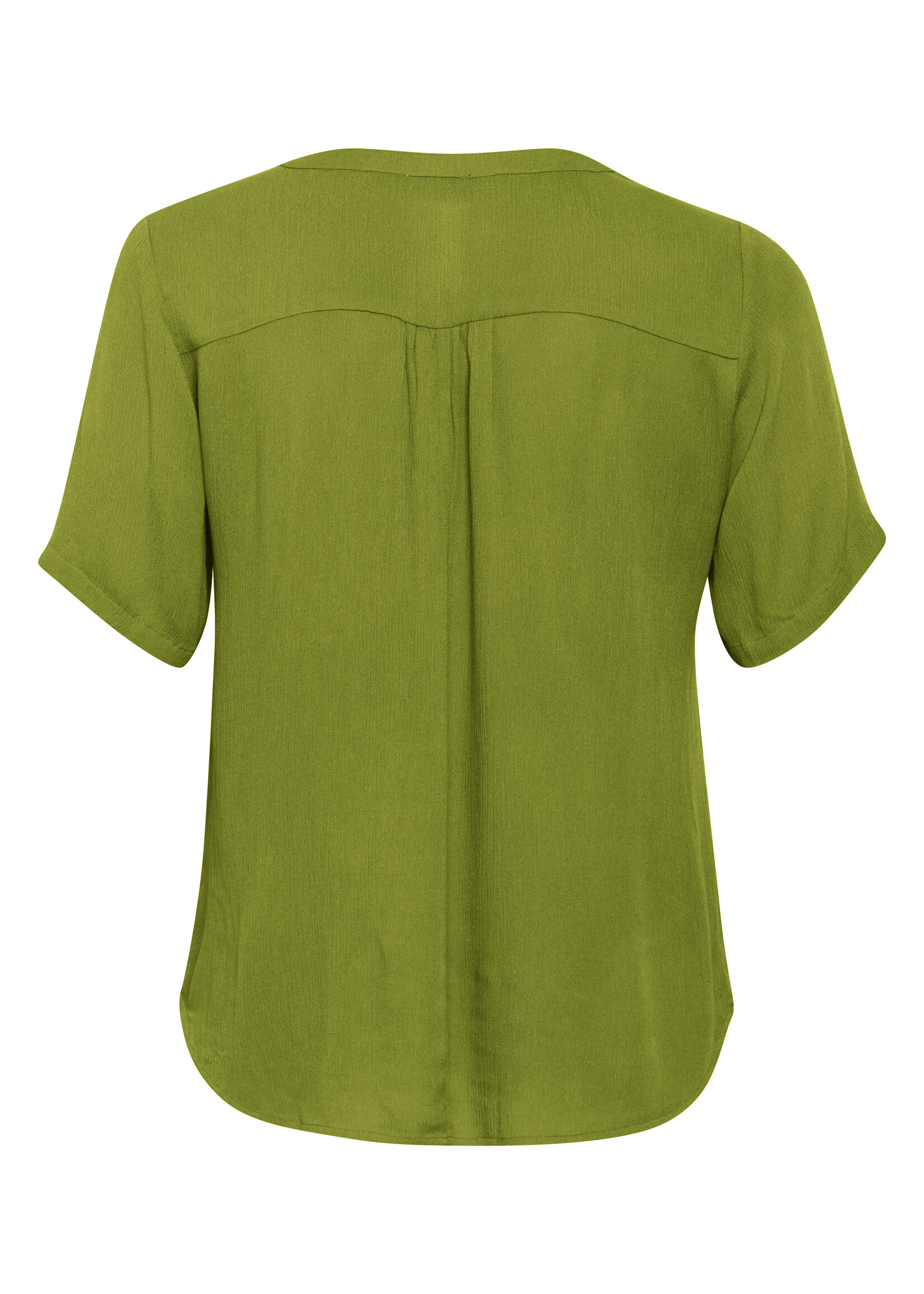 Kaffe curve KCami blouse SS calia green