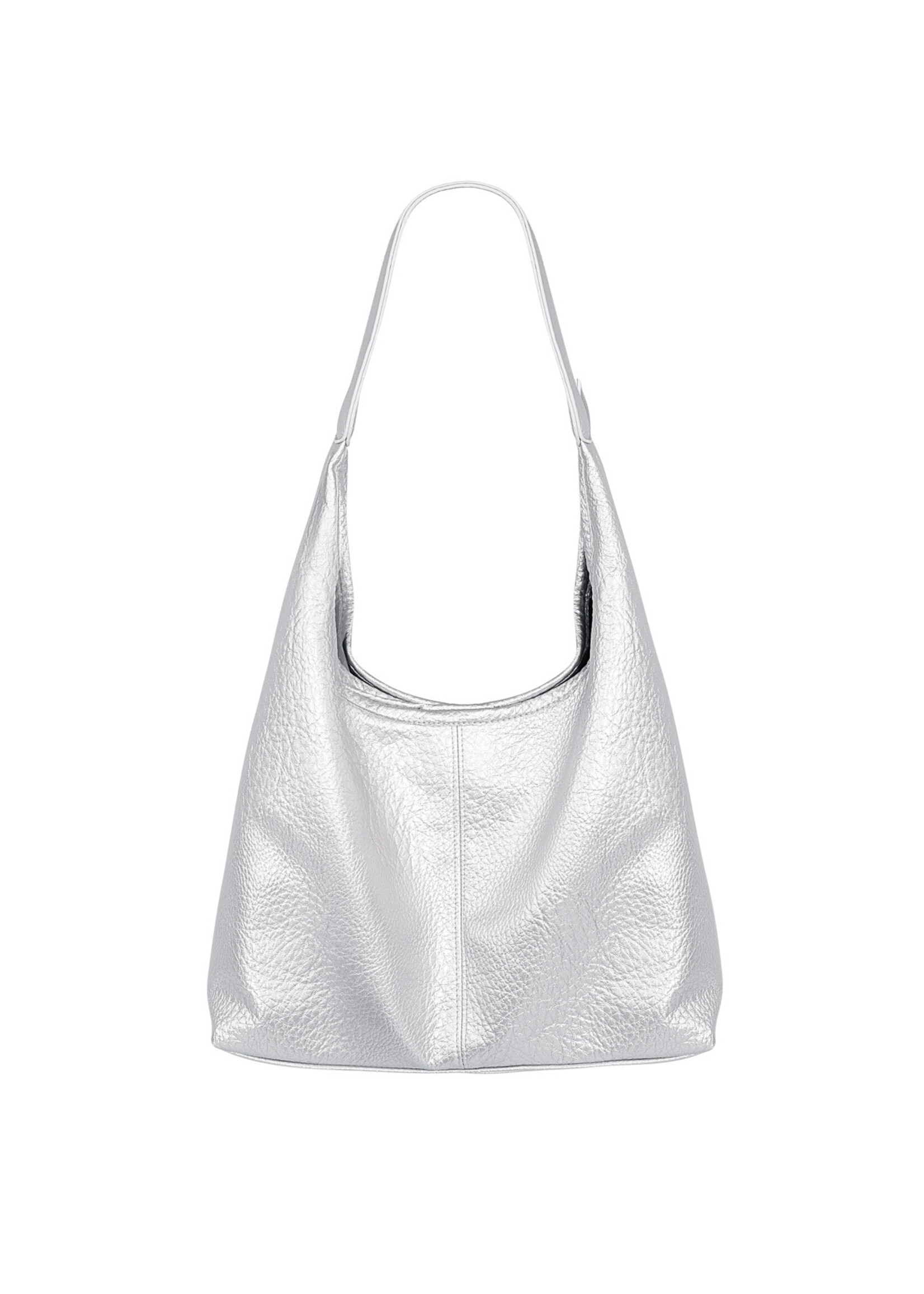 Shopper bag - silver colored