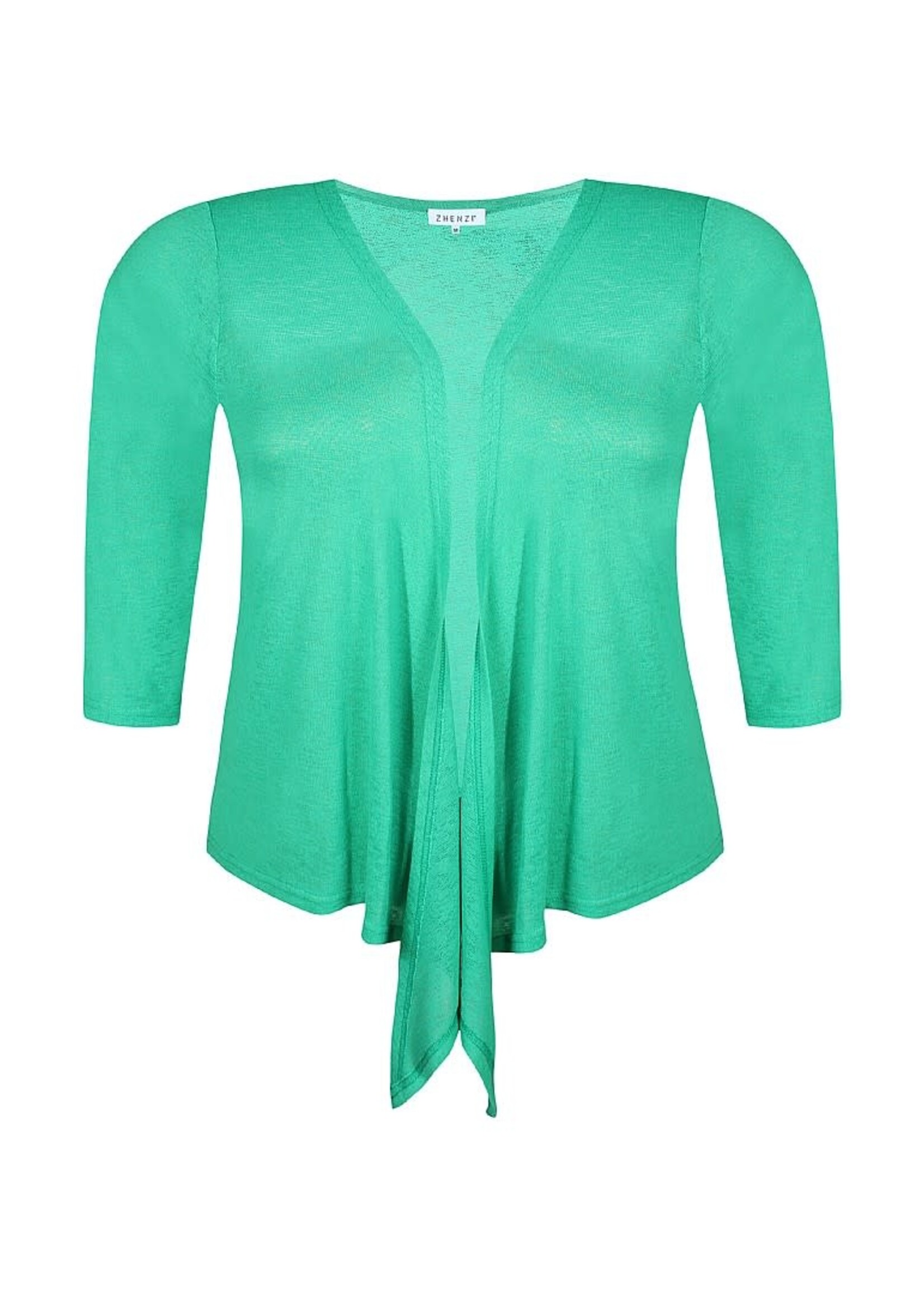 Zhenzi Vest Agar bolero green grass