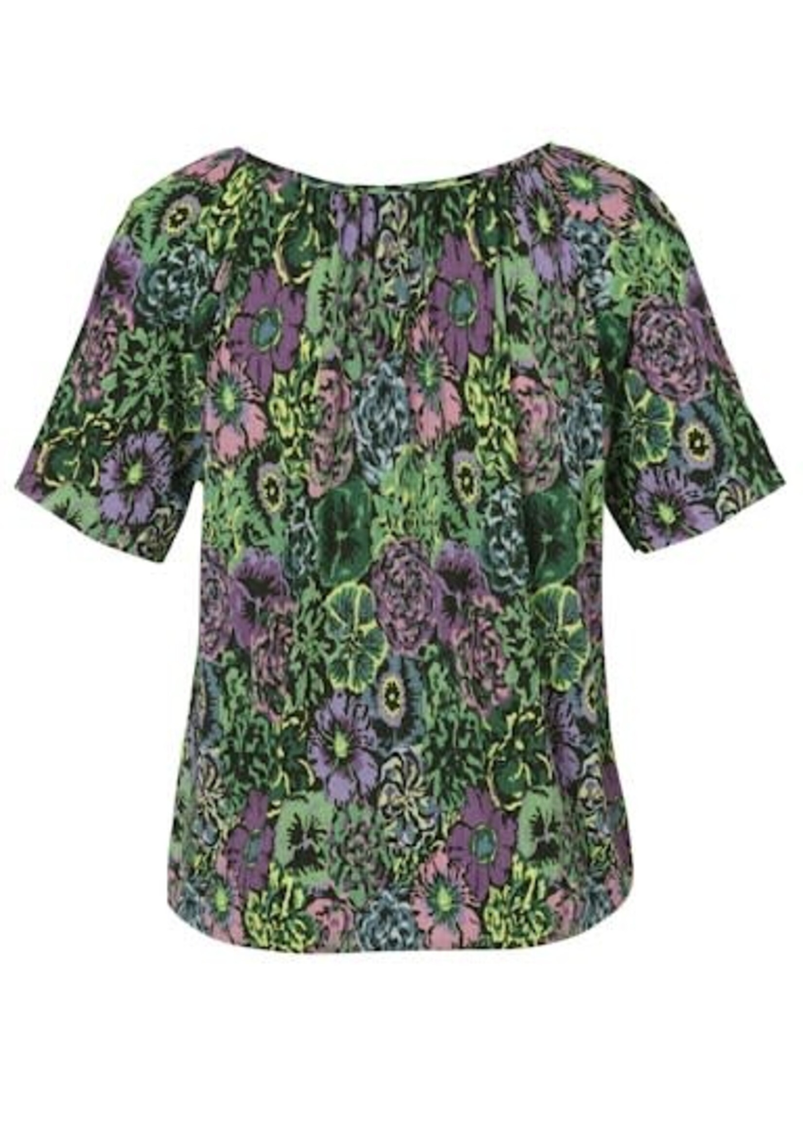 Via Appia Due Blouse paars groen 2412794