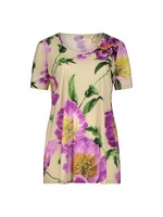 PlusBasics Tee rond neck wild flower