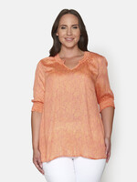 Ciso Blouse KM Cadium Orange