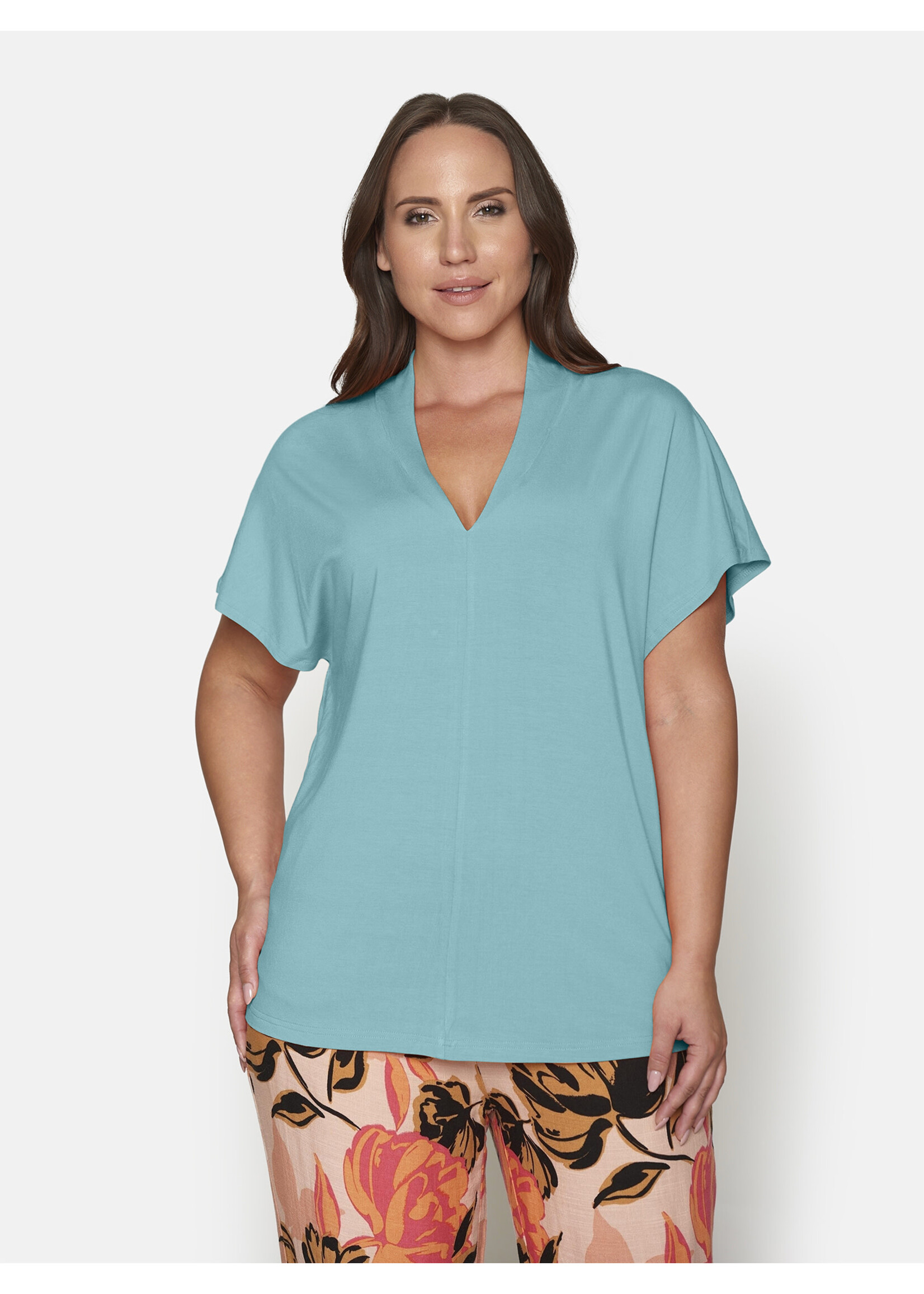 Ciso Shirt uni aqua