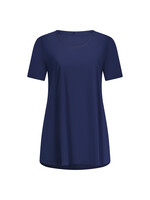 PlusBasics Tee round neck ink blue