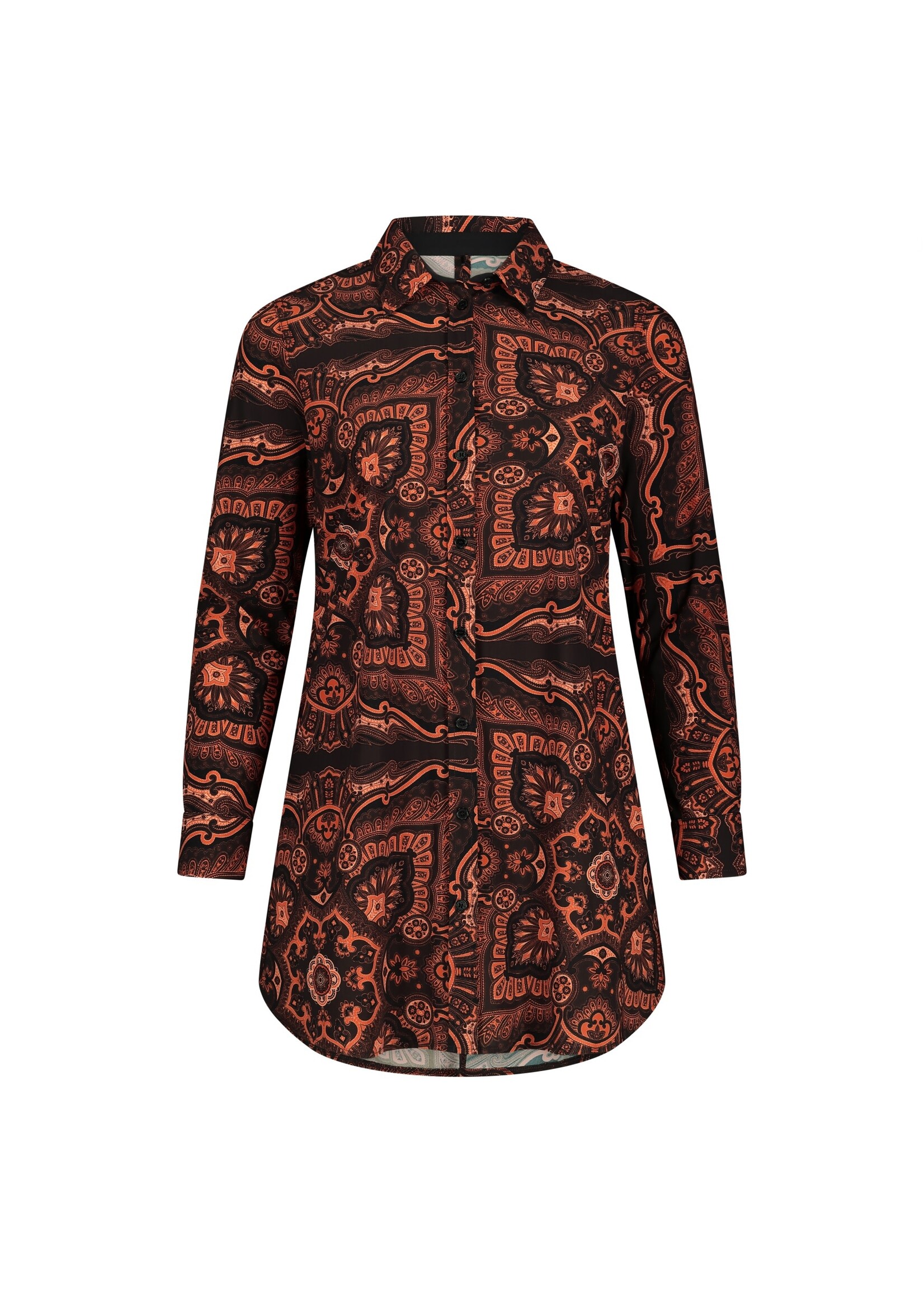 PlusBasics Blouse long Persian Paisley Boetiek Kijan Shop hier je leukste kleding voor dames vanaf maat 40