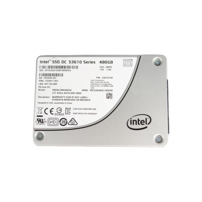 Intel SSDSC2BX480G4, 480GB, 2.5inch, SATA-3