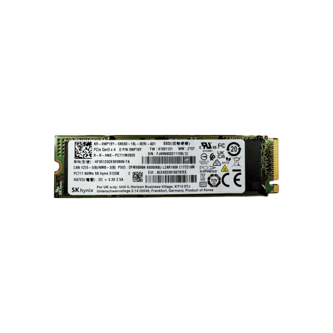 SKHynix HFS512GDE9X080N, 512GB, M.2, PCIe NVMe