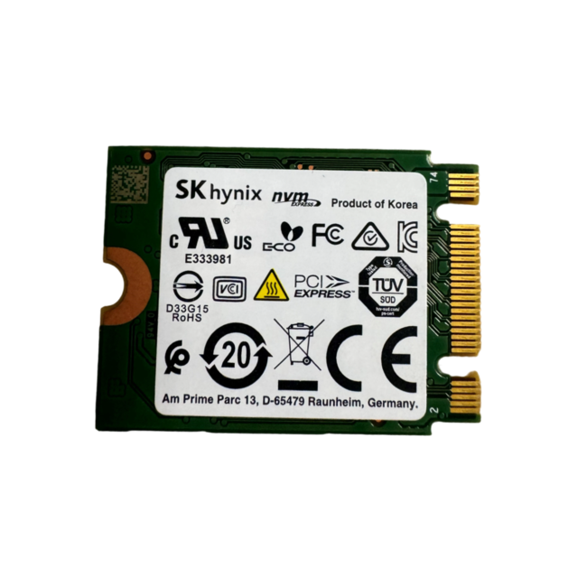 SKHynix  0RM7RK, 512GB, M.2, PCIe NVMe