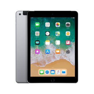 Apple iPad 6th Gen, MR6V2LL/A, WiFi + Cellular, 32GB, Spacegrijs