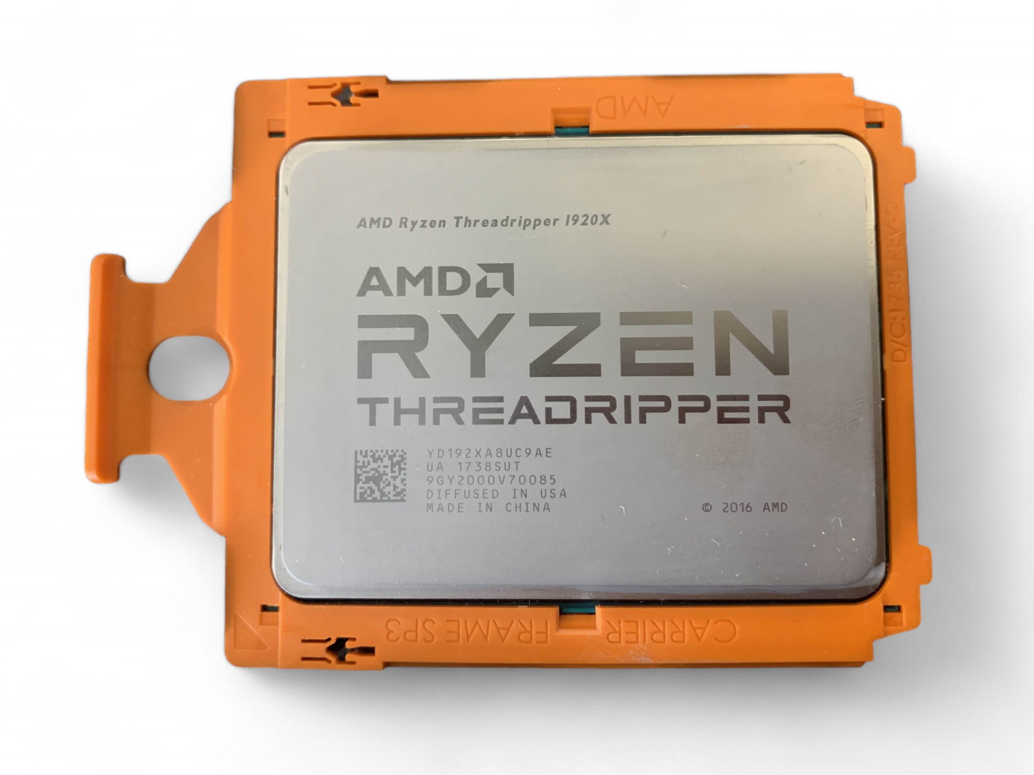 Ryzen Threadripper 1920X 3.50GHz (YD192XA8AEWOF) Processor 