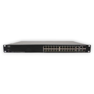 Cisco SRW224G4P-K9, SF-300-24P, 24-port 10/100 Managed Switch