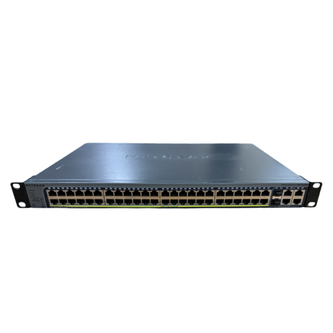 NetGear FS752TP, 48-Port Switch, 10/100, PoE with 2x Gigabit Combo SFP Ports