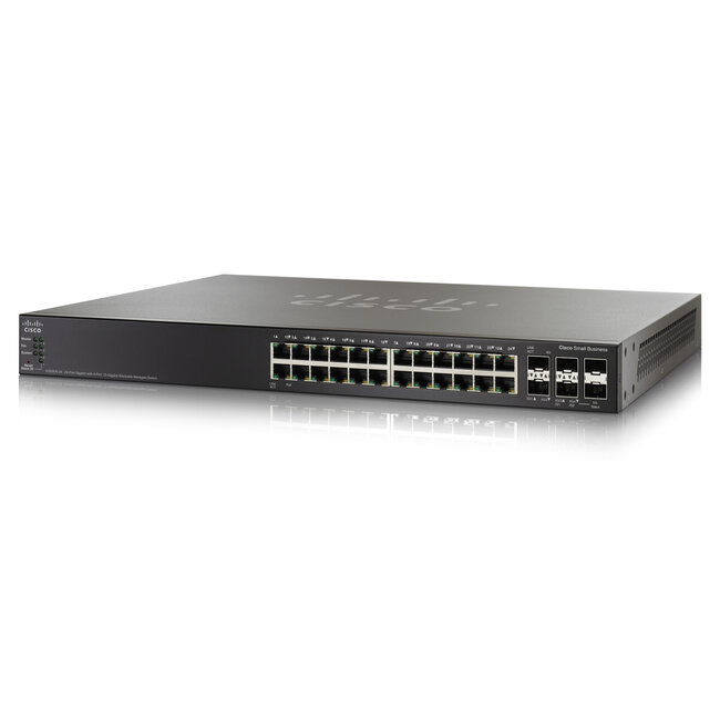 Cisco SG500X-24,500 Series 24-Port Stackable Managed Switch