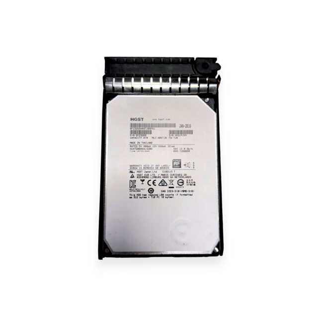 HGST 0F23268, 8TB, 3.5 inch, SAS, 7200 RPM, incl. caddy