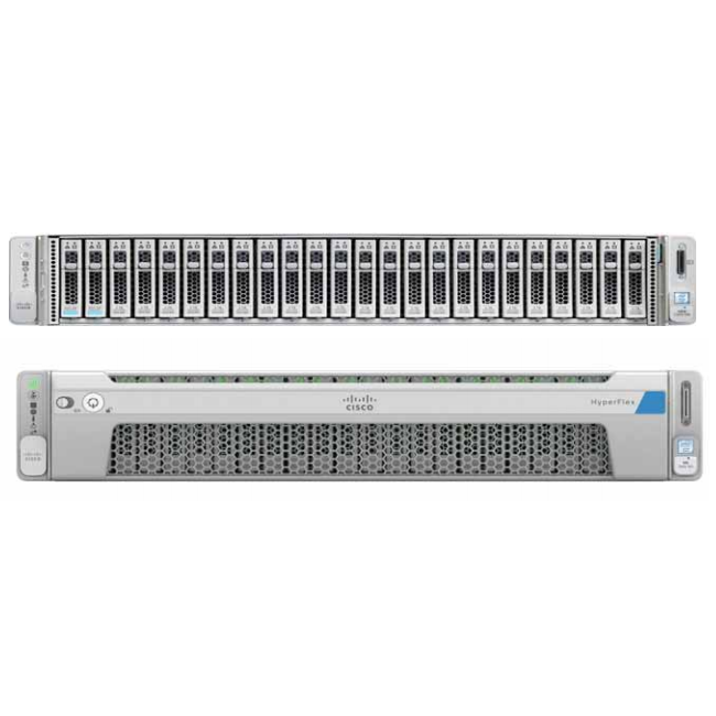 Cisco HyperFlex HX 220c M5 - 2x Xeon 8168 Platinum @ 2.70GHz 24c