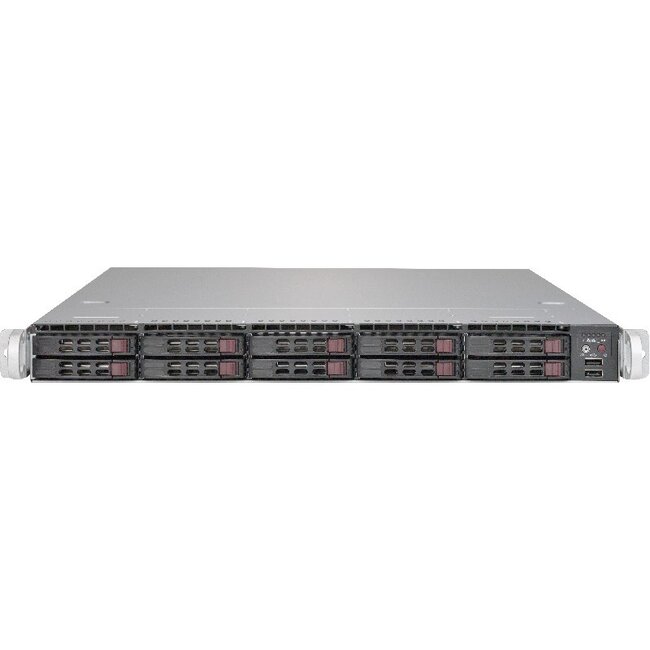 Supermicro CSE-116, 2x Xeon Gold 5217 @3.00GHz OC, no mem/HDD, 9361-8i, 2x 750W