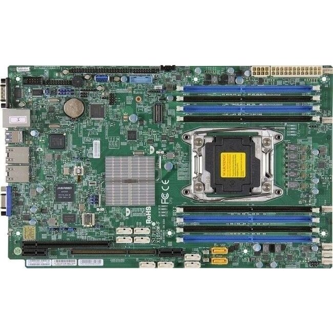 Supermicro 119U-10, 2x Xeon Silver 4114 @ 2.20GHz 10C, no mem/HDD, 2x SAS, 2x 1000W