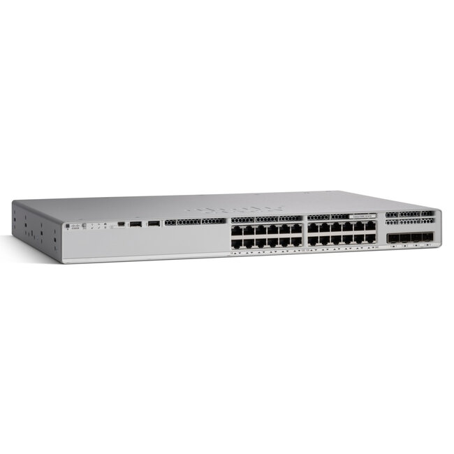 Cisco C9200L-24T-4G-E V01, 24-Port Managed Switch with 4 Gigabit Ethernet Uplinks