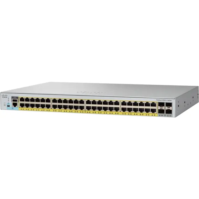 Cisco WS-C2960L-48PS-LL, 48-port PoE Gigabit Switch