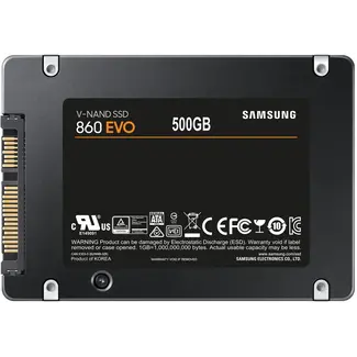 Samsung MZ7LH500HMJD, 860 EVO, 500GB SSD, 2.5 inch, SATA-3