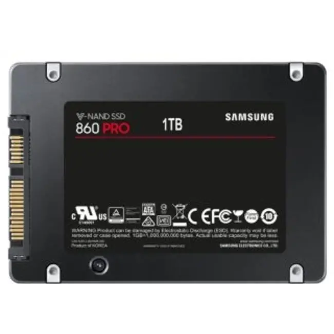 Samsung MZ7KH1T0HAJR, 860 Pro, 1TB SSD, 2.5 inch, SATA-3