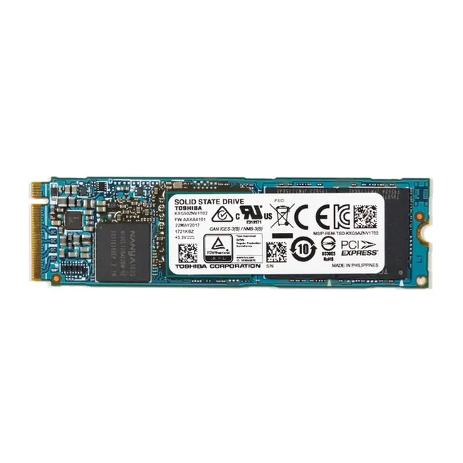 Toshiba KXG5AZNV1T02, 512GB SSD, M.2 NVMe, PCIe 3.0