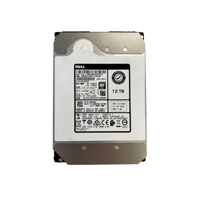 Dell 0F29535, 12TB, 3.5 inch, SAS, 7200 RPM