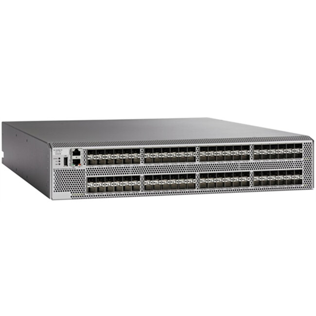 Cisco DS-C9396S-K9, MDS 9396S, 2U, Ethernet, 16Gbs, 96-port, Switch