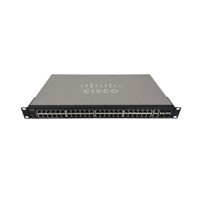 Cisco SG350-52-K9, 1U, Ethernet, 10/100/1000 Mb/s, 50-port + 2x SFP, Switch