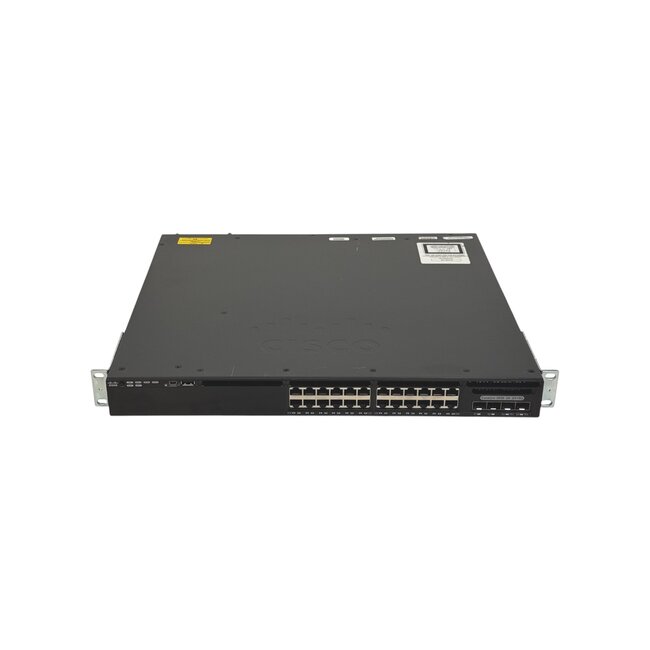 Cisco  WS-C3650-24TD-L, 1U, Ethernet, 10/100/1000 Mb/s, 24-port, Switch