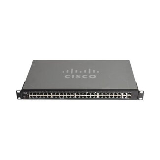 Cisco SG250-50-K9, 1U, Ethernet, 10/100/1000 Mb/s, 48-port, 2x Combo SFP