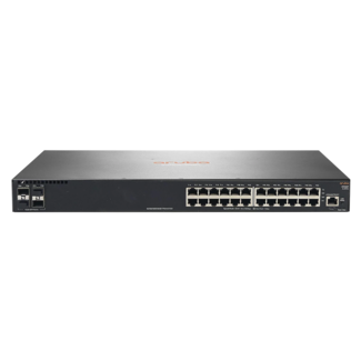 Aruba JL259A, 1U, Ethernet, 10/100/1000 Mb/s, 24-port, 4x SFP, Switch