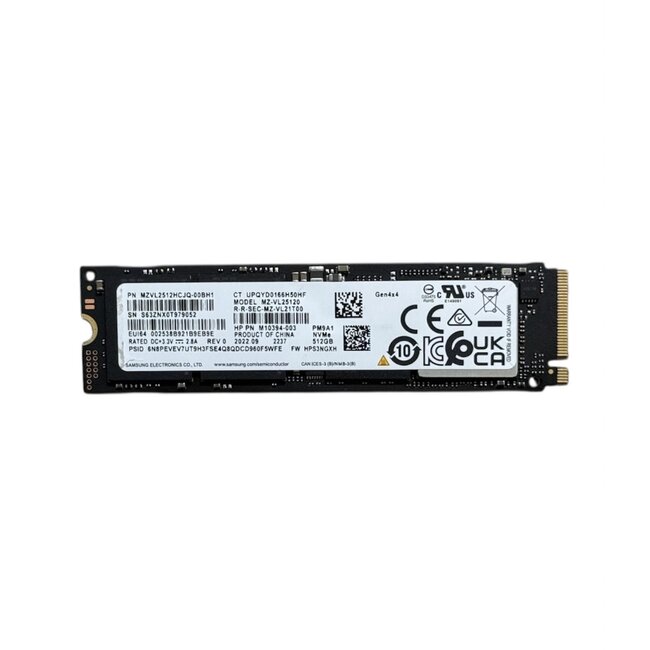 Samsung  MZ-VL25120, 512GB, M.2, PCI Express 4.0 x4