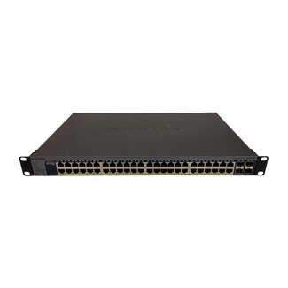 NetGear GS752TP, 1U, Ethernet, 10/100/1000 Mb/s, 48-port, 4x SFP