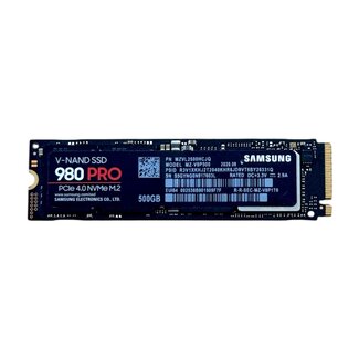 Samsung 980 PRO V-NAND, 500GB, M.2, PCIe 4.0. NVMe, SSD